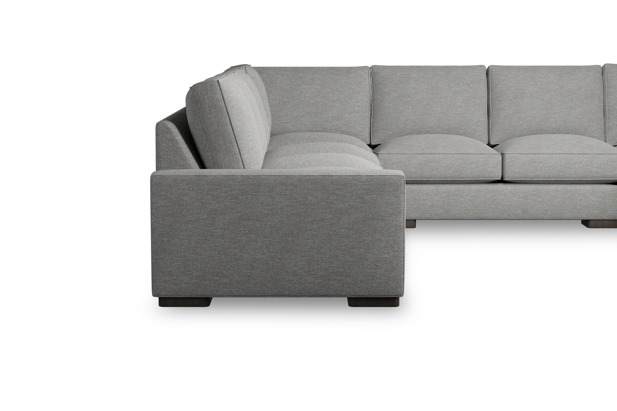 Edgewater Victory Gray Large Right Chaise Sectional