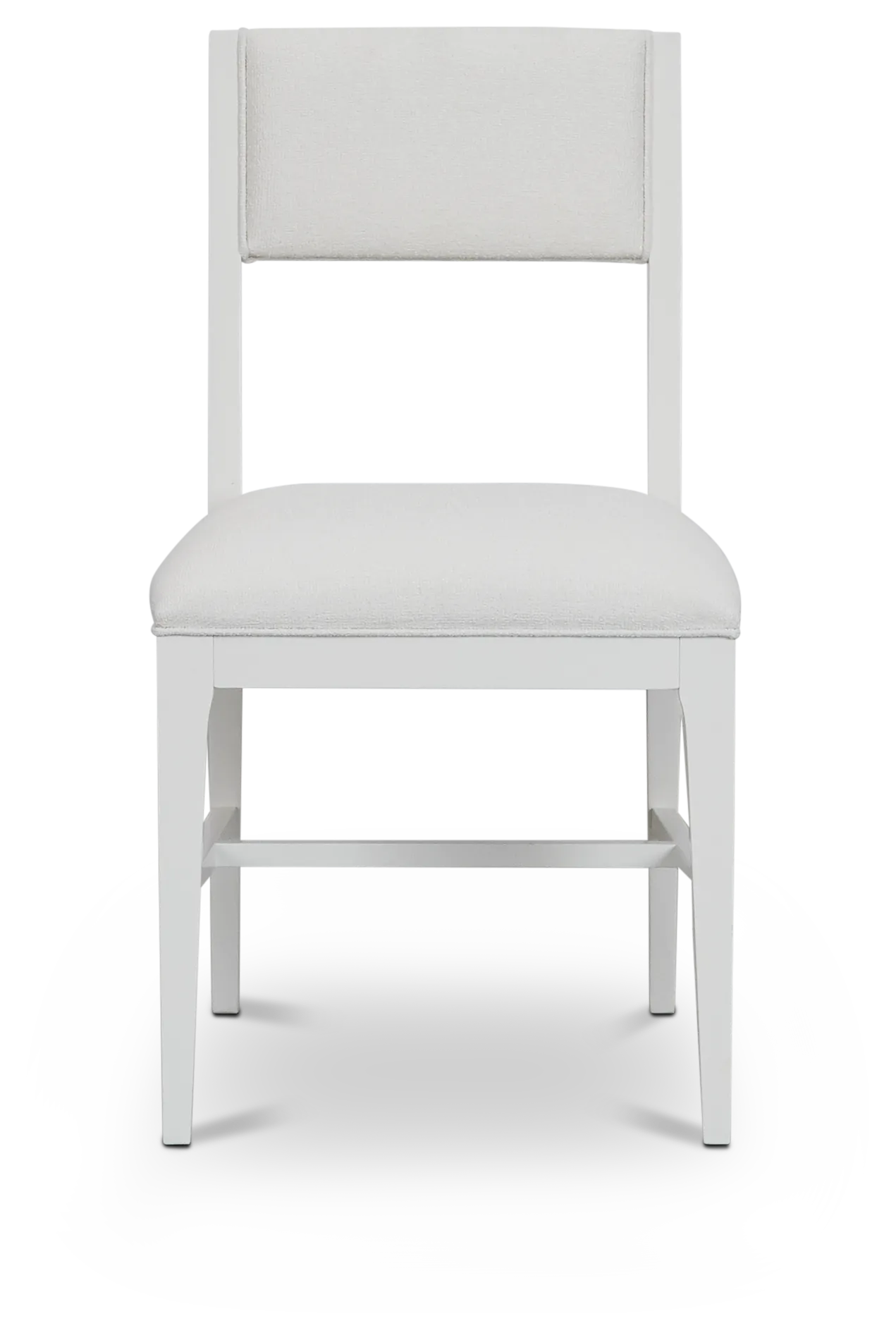 Presley White Upholstered Side Chair