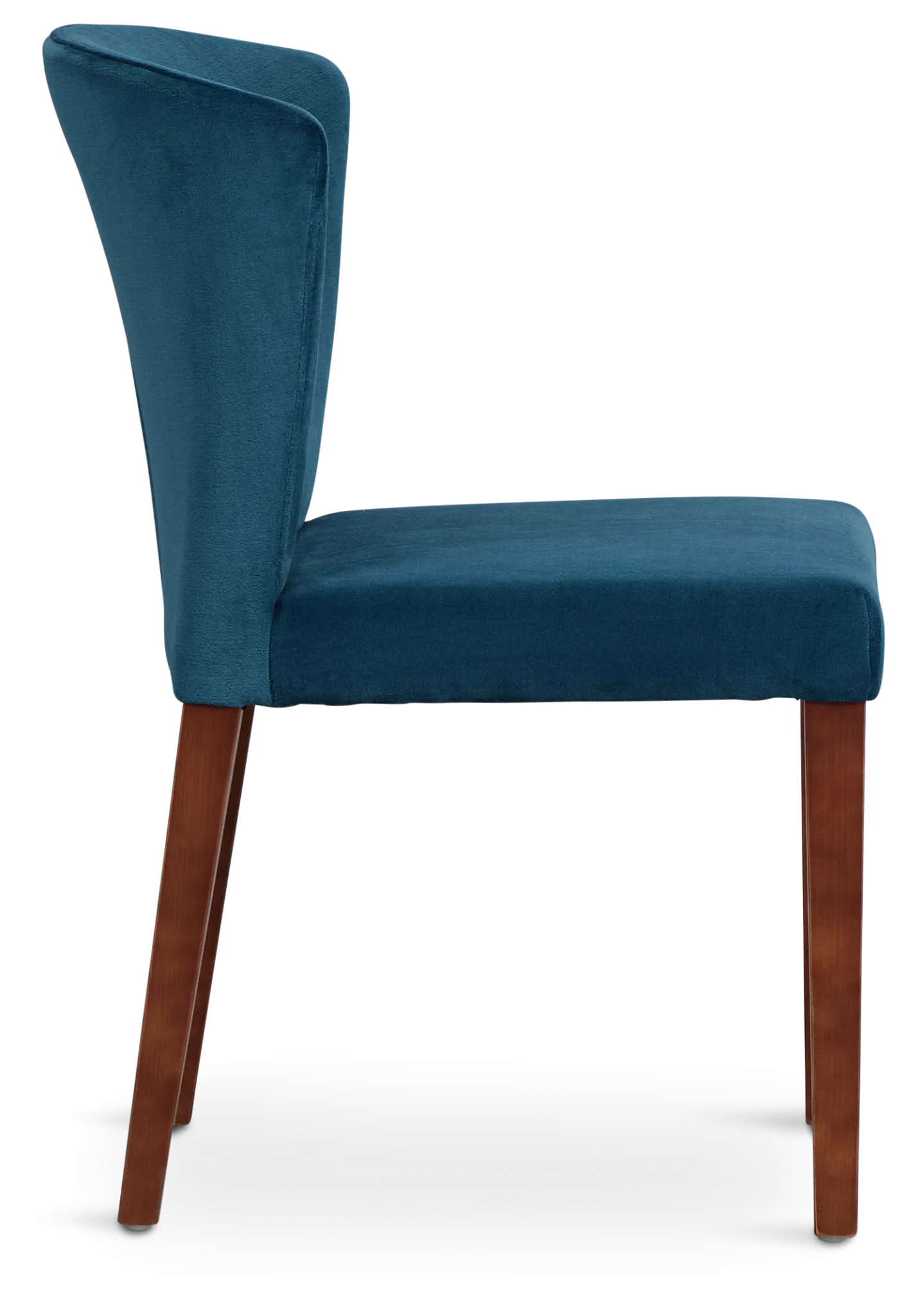 Bentley Dark Blue Velvet Upholstered Side Chair