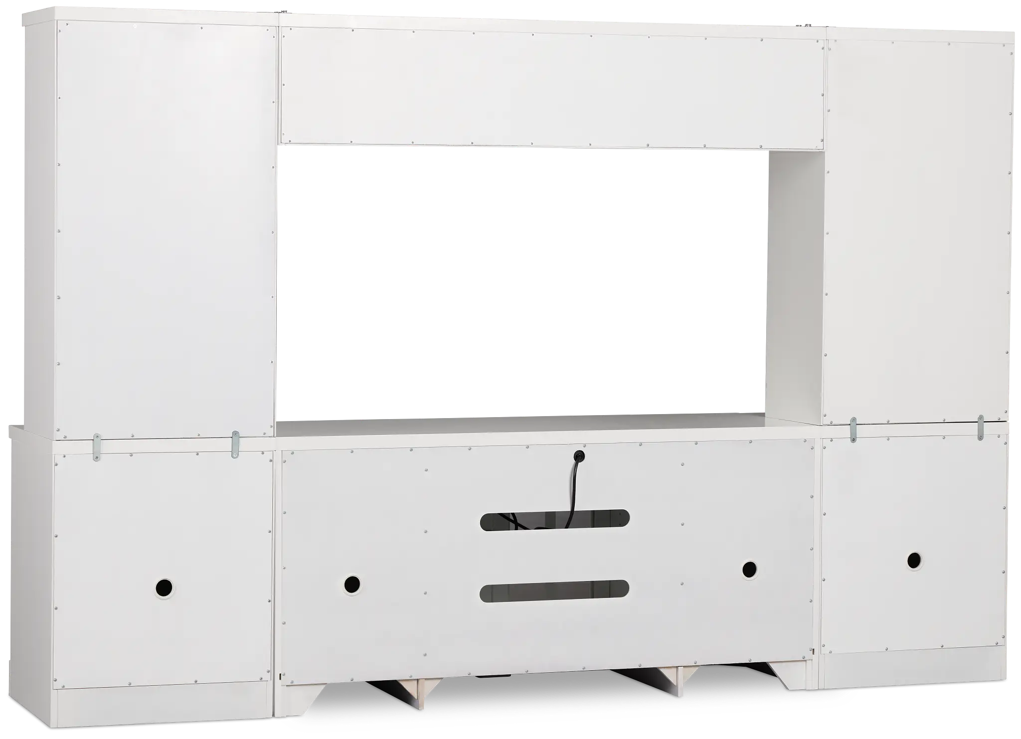 Newport White Door Entertainment Wall Newport White Door Entertainment Wall