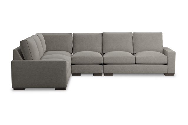 Edgewater Maguire Pewter Medium Two-arm Sectional