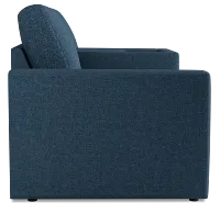 Citymod Blue Fabric 3-piece Modular Sofa With Media Console