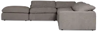 Drift Dark Gray Fabric Medium Left Bumper Power Sectional