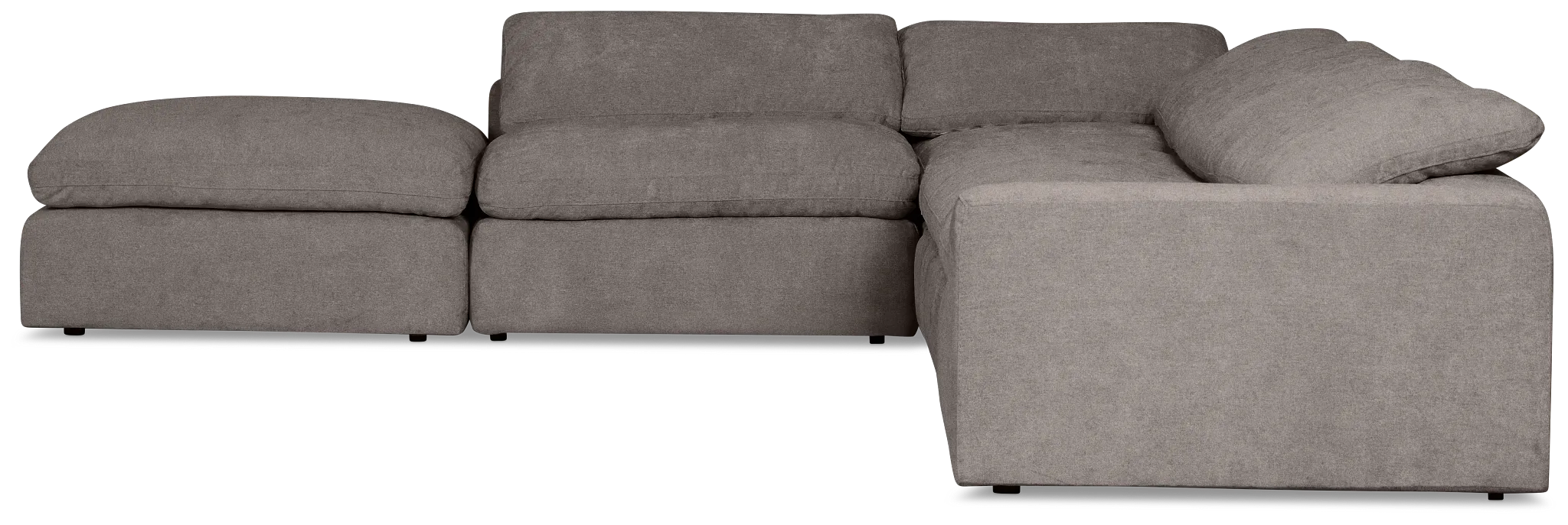 Drift Dark Gray Fabric Medium Left Bumper Power Sectional