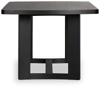 Modesto Black Rectangular Table