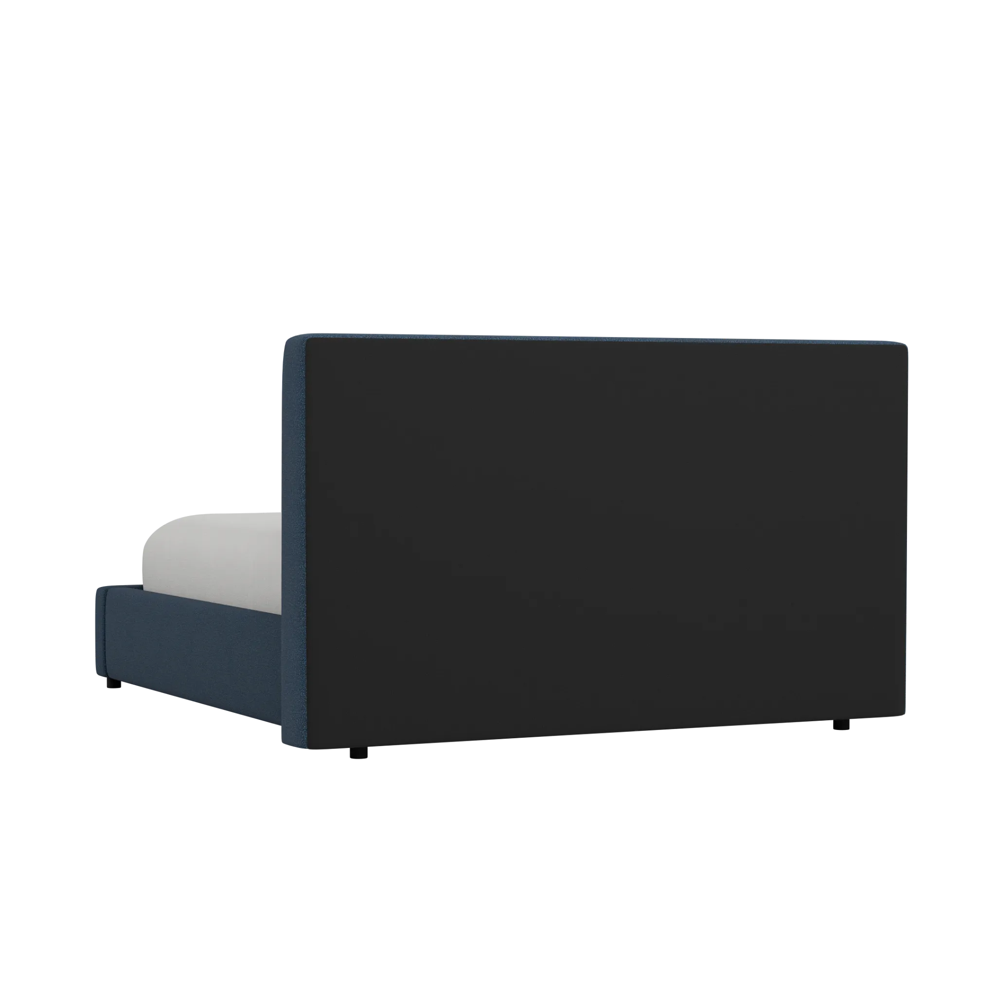 Grayton Elite Navy 44" Upholstered Platform Bed