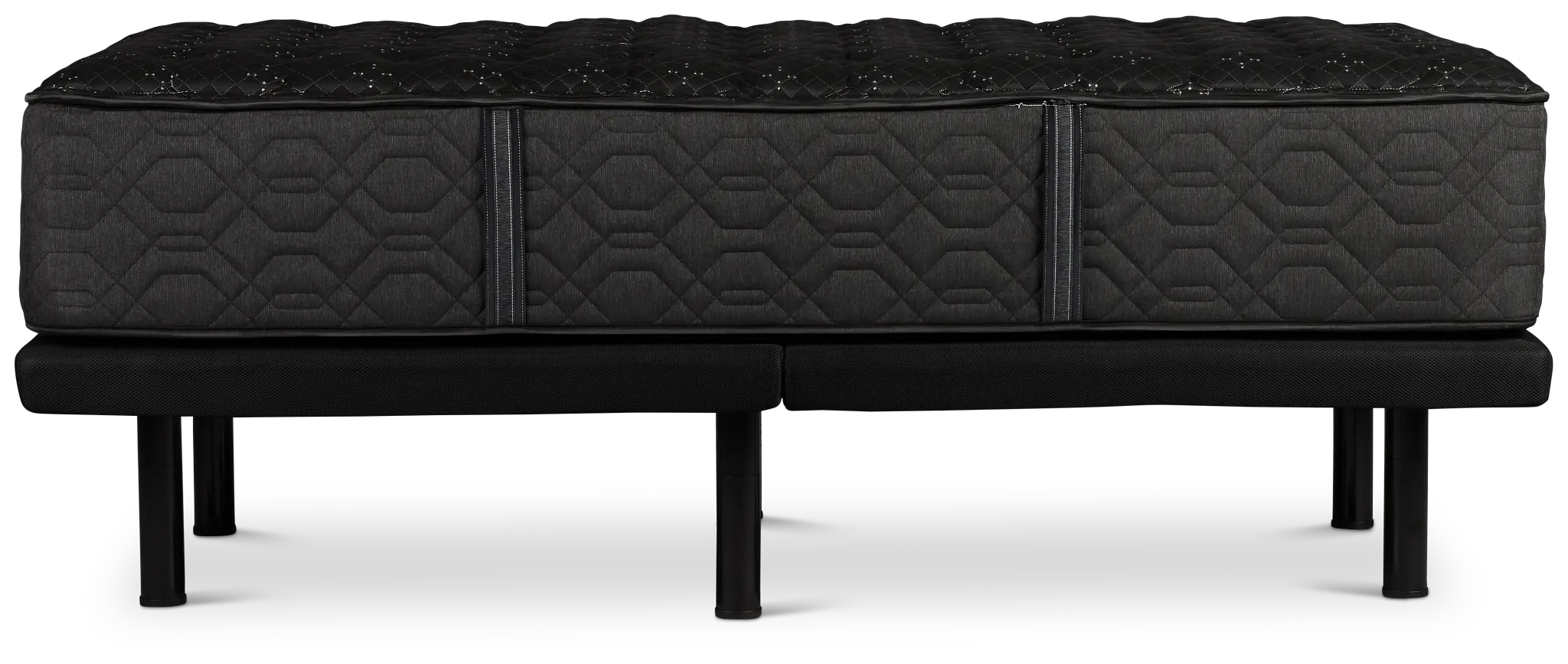 Beautyrest Black Series Three Extra Firm Deluxe Adjustable Mattress Set