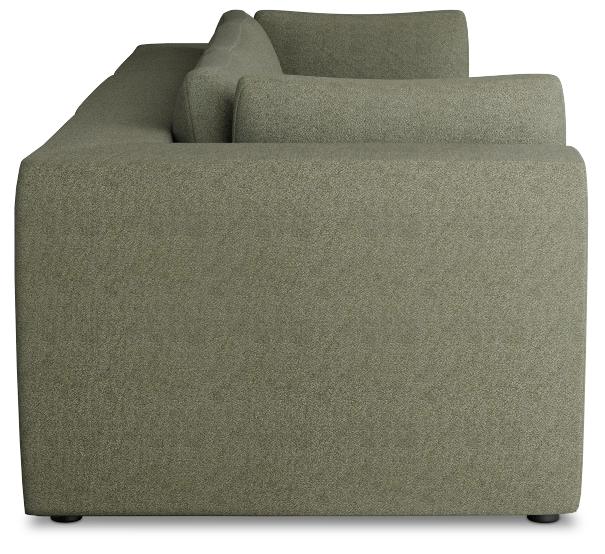 Destin Sutton Green Fabric 3 Piece Modular Sofa