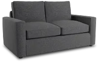 Siesta Delray Dark Gray Fabric Innerspring Sleeper