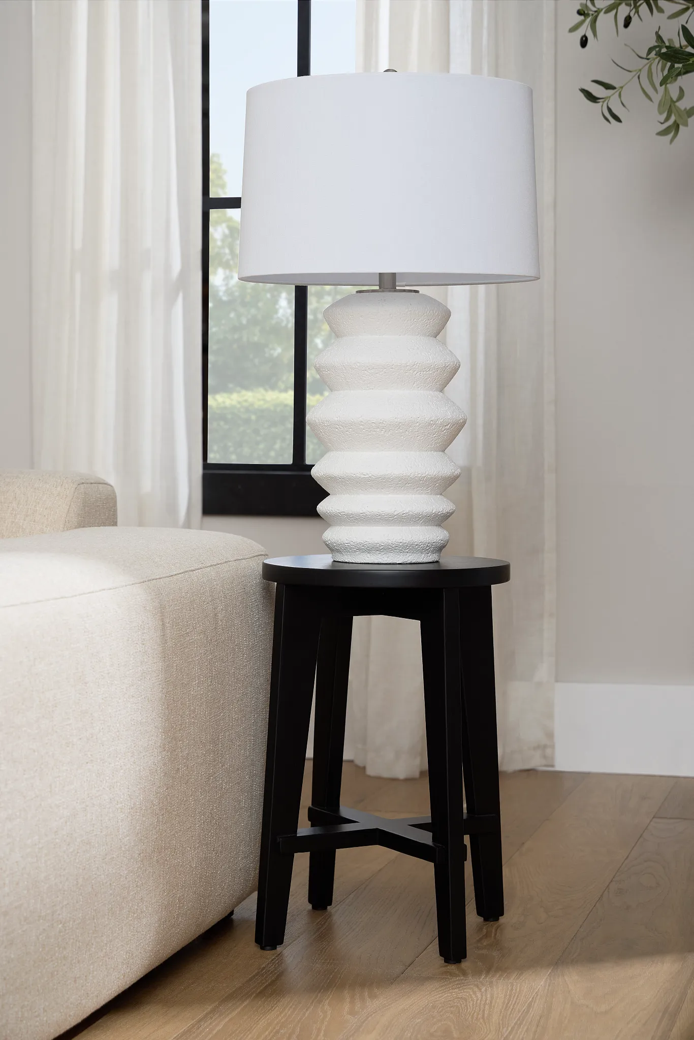 Colette White Table Lamp