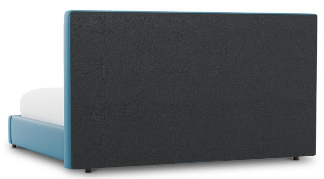 Grayton Joya Teal 54" Upholstered Platform Bed