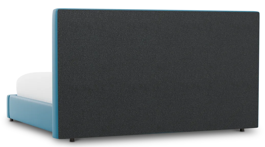 Grayton Joya Teal 54" Upholstered Platform Bed