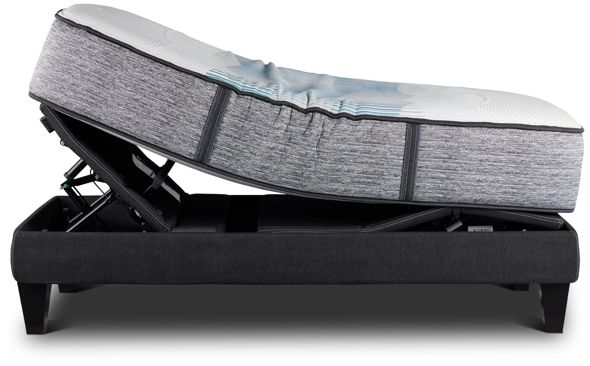 Beautyrest Harmony Lux Empress Series Plush Hybrid Black Luxury Adjustable Mattress Set