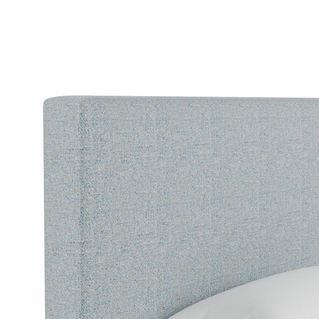 Grayton Natural Beauty Light Blue 54" Upholstered Platform Bed