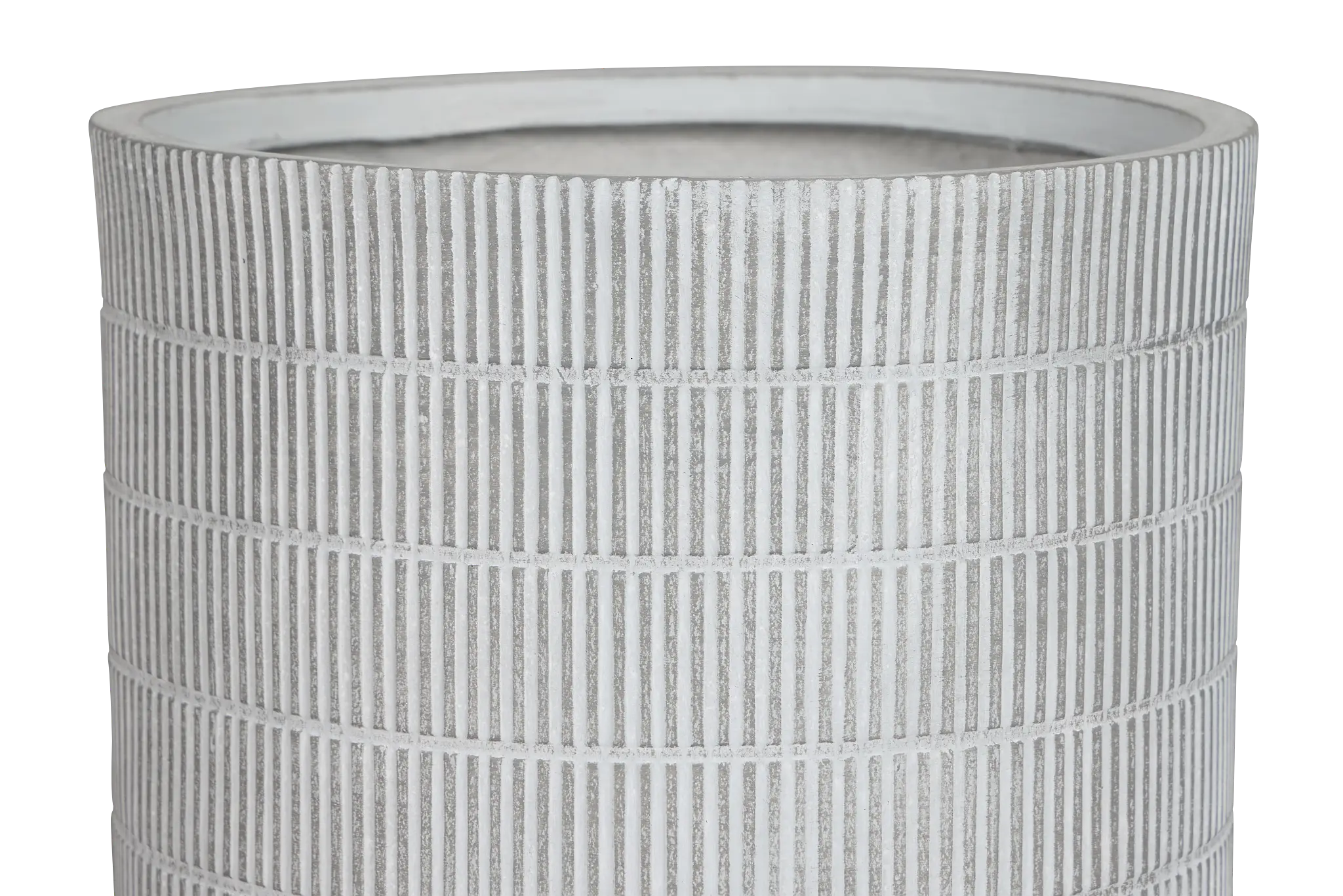 Lilani Light Gray Medium Planter Lilani Light Gray Medium Planter