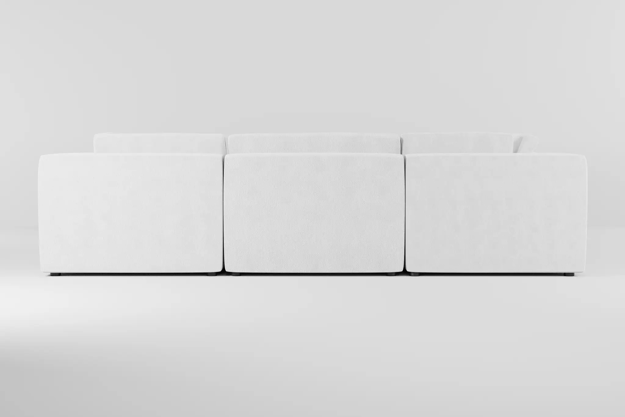 Destin Revenue White Fabric 8-piece Modular Sectional Destin Revenue White Fabric 8-piece Modular Sectional