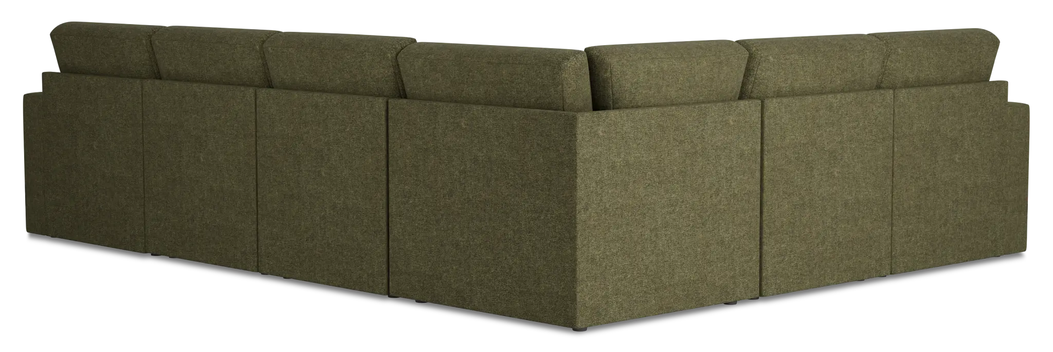 Citymod Green Fabric Medium Two-arm Sectional Citymod Green Fabric Medium Two-arm Sectional