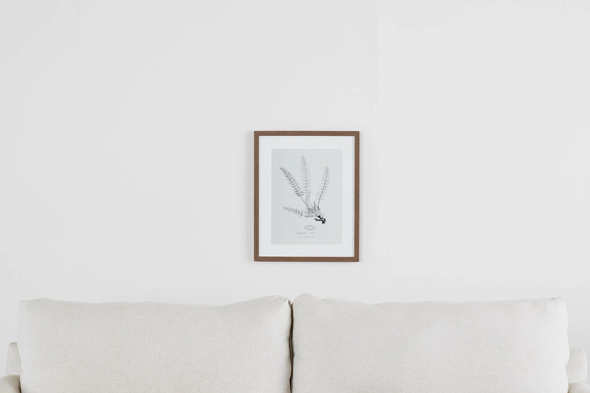 Needle Gray Framed Wall Art