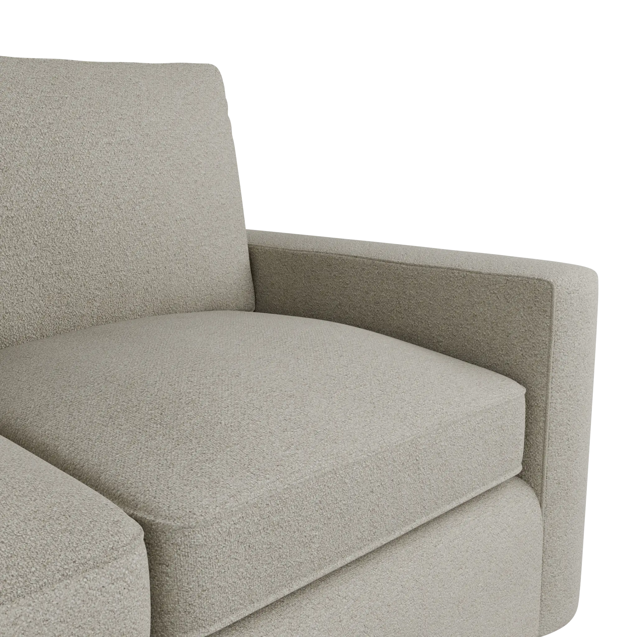 Siesta Elite Gray Fabric Loveseat Siesta Elite Gray Fabric Loveseat