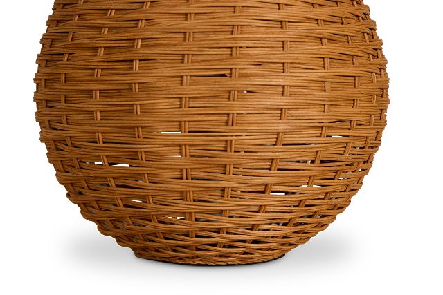 Shona Brown Woven Table Lamp