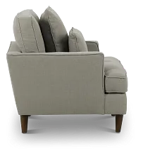 Tori Light Gray Fabric Chair