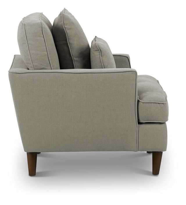 Tori Light Gray Fabric Chair