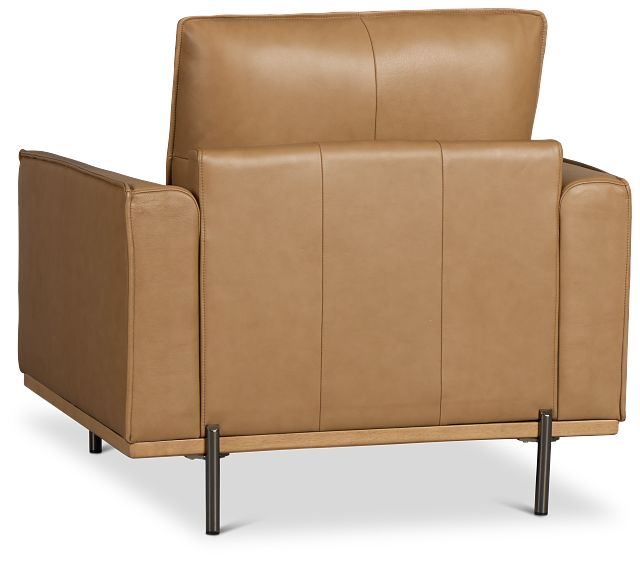 Tessa Light Brown Leather Chair
