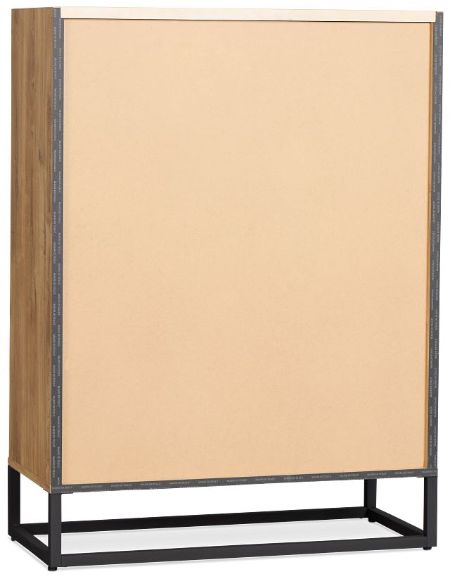 Perry Light Tone Stone Media Chest