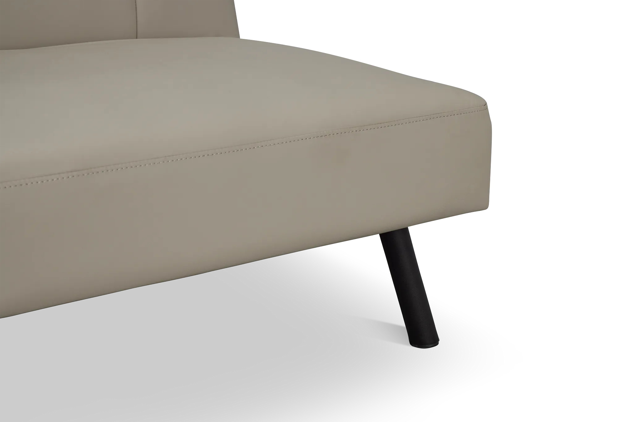 Andes Light Gray Micro Sofa Futon