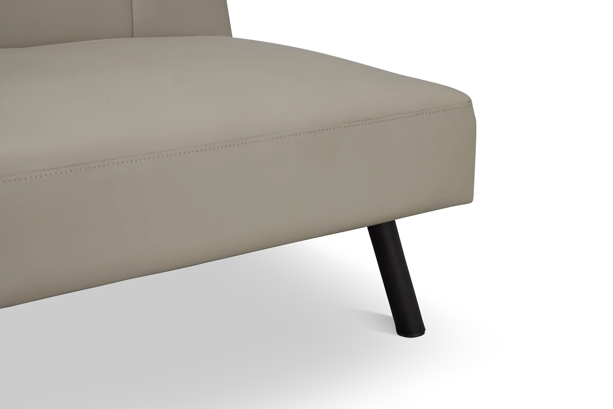 Andes Light Gray Micro Sofa Futon Andes Light Gray Micro Sofa Futon