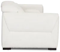 Ellis Light Beige Fabric Power Reclining Console Sofa