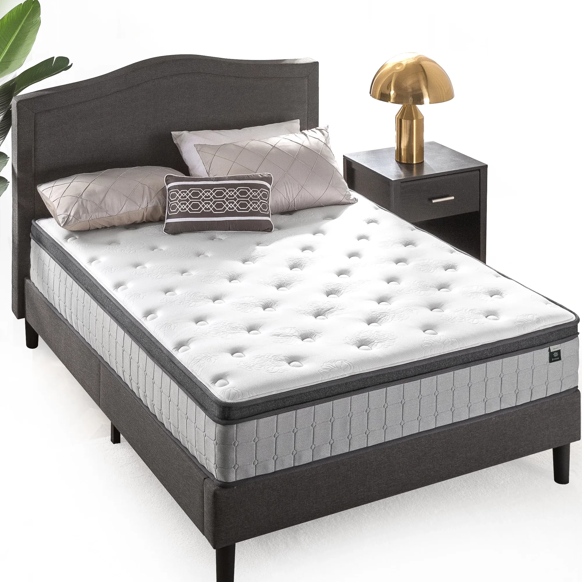 Rest & Renew By Zinus Pocket Innerspring 14" Pillow Top Mattress