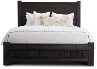 Salt Lake Dark Tone Platform Bed