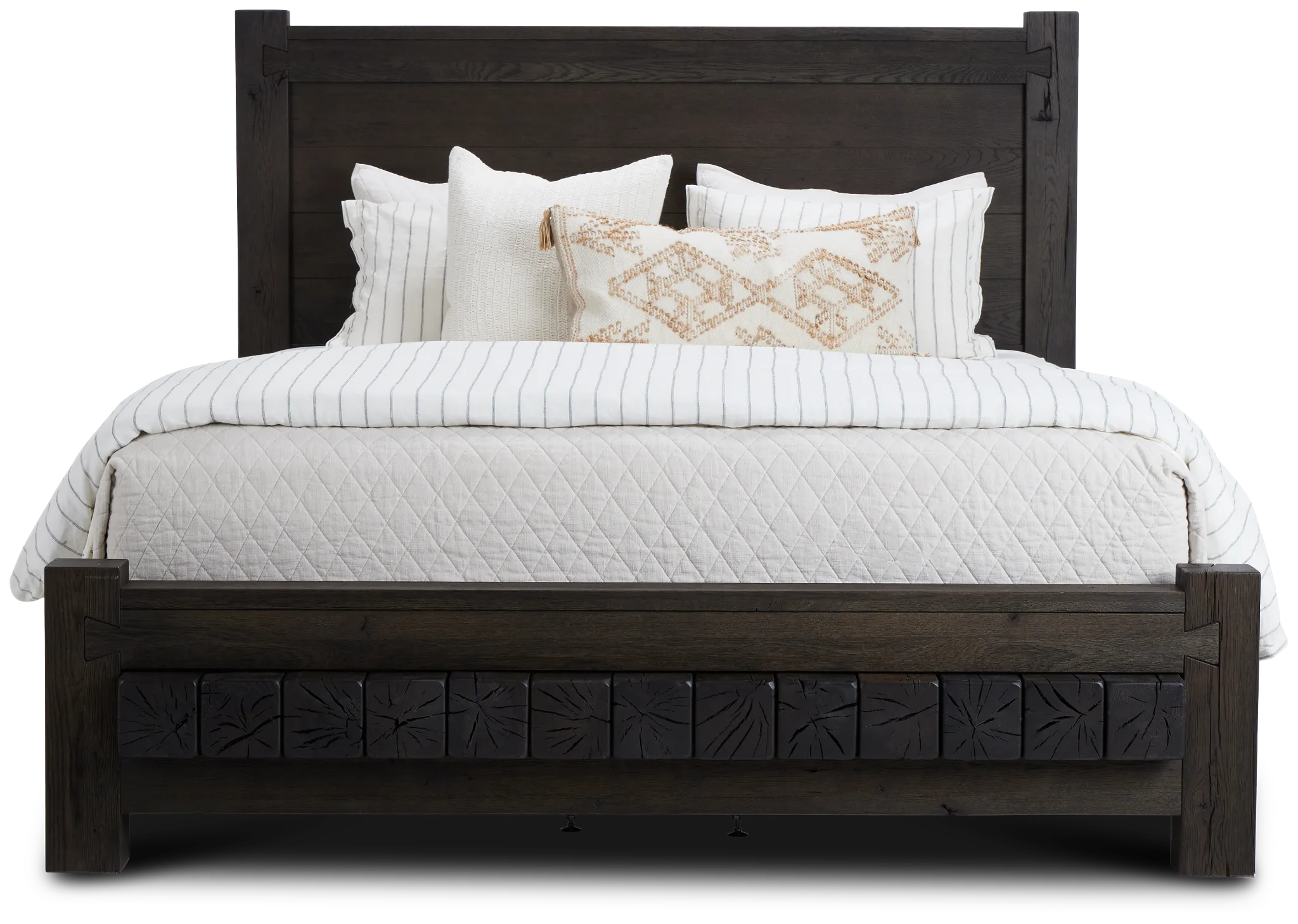 Salt Lake Dark Tone Platform Bed