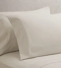 Rest & Renew Linen Blend Ivory Set Of 2 Pillowcases