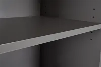 Newport Gray Door Bookcase