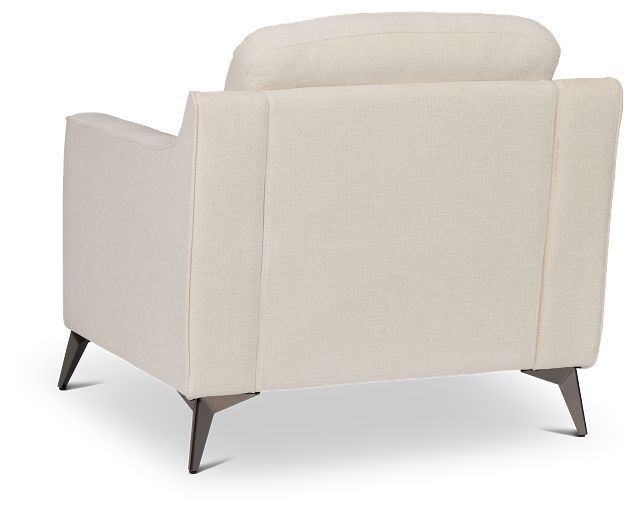Talia Light Beige Fabric Chair