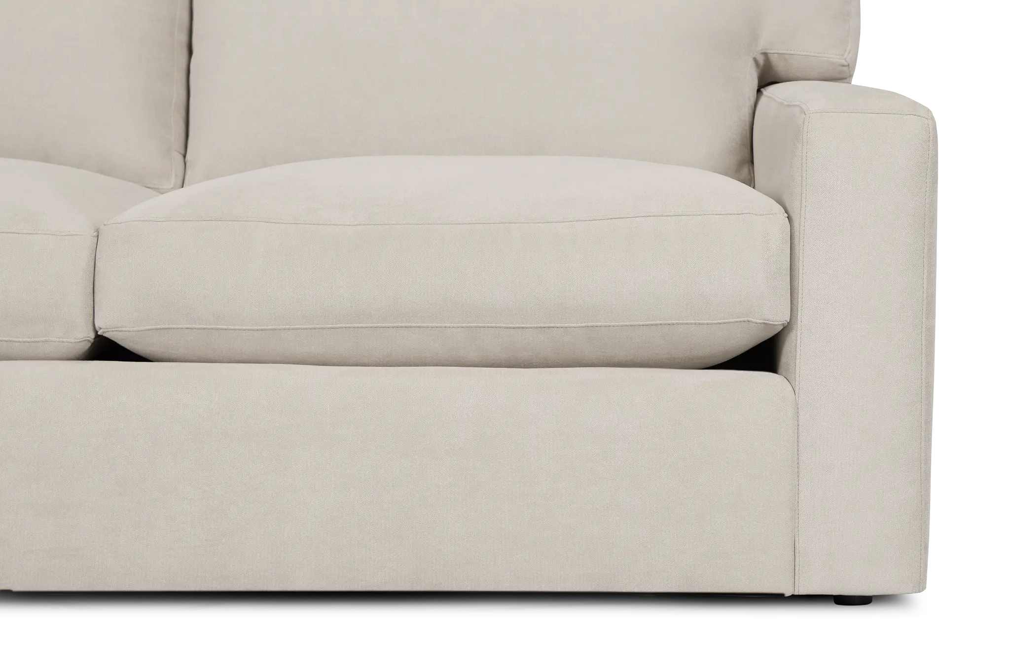 Hudson Gray Fabric Loveseat Hudson Gray Fabric Loveseat