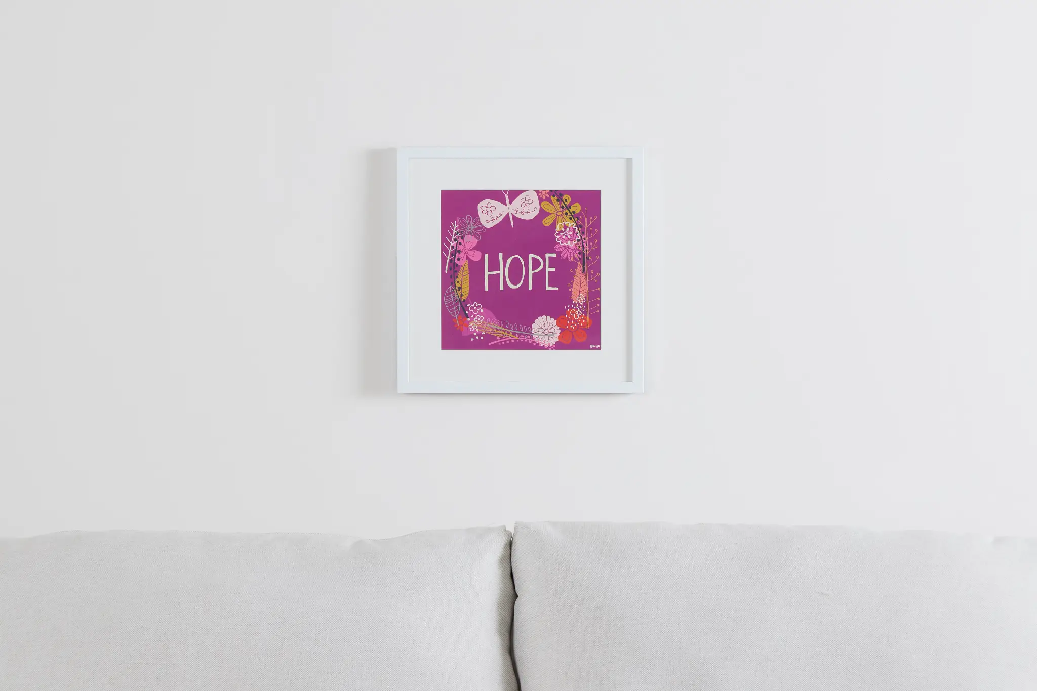 Hope Multicolored Framed Wall Art Hope Multicolored Framed Wall Art