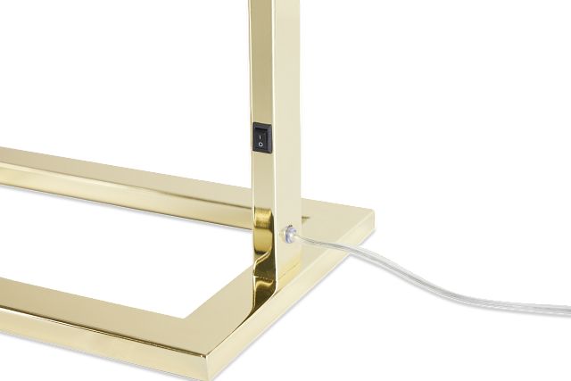 Cage Gold Desk Lamp