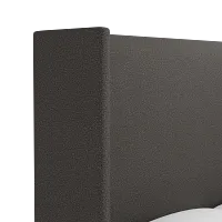 Captiva Elite Dark Gray 60" Upholstered Shelter Bed