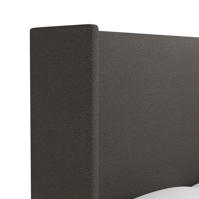 Captiva Elite Dark Gray 60" Upholstered Shelter Bed