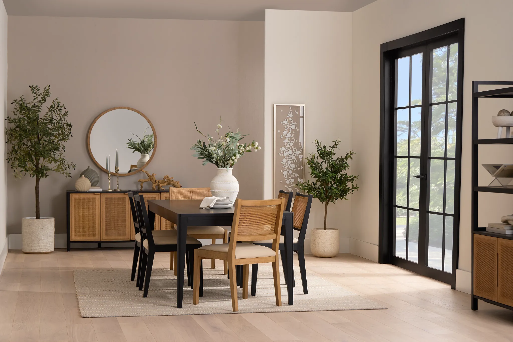 Pacific Black Rectangular Table