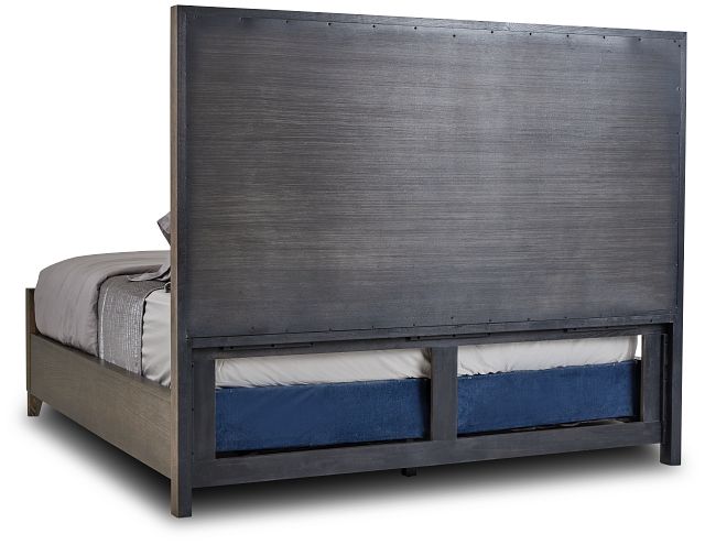 Linea Dark Tone Uph Platform Bed (4)