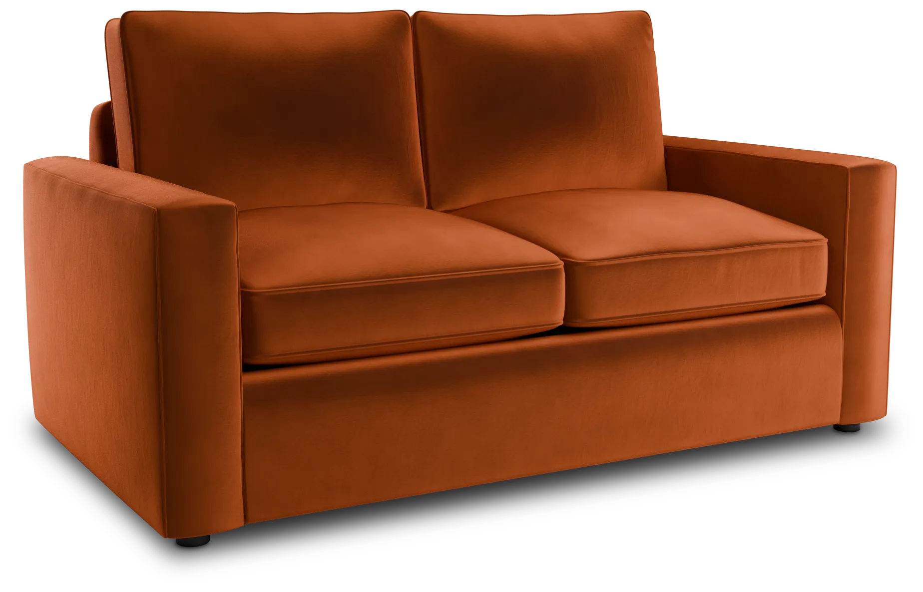 Siesta Joya Orange Fabric Memory Foam Sleeper