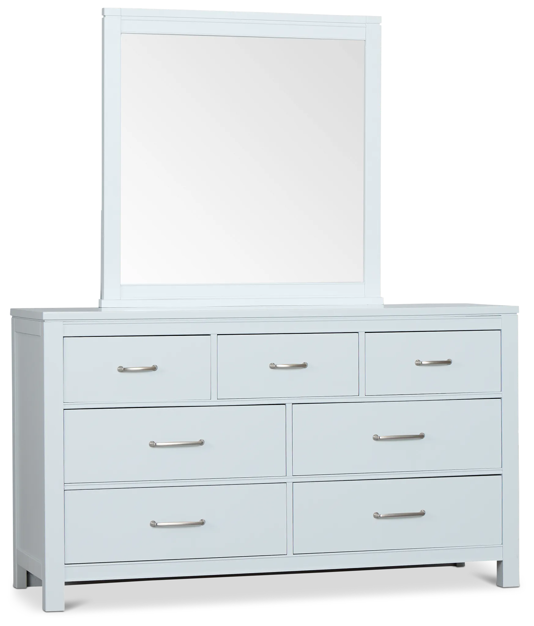 Carolina Light Blue Dresser & Mirror