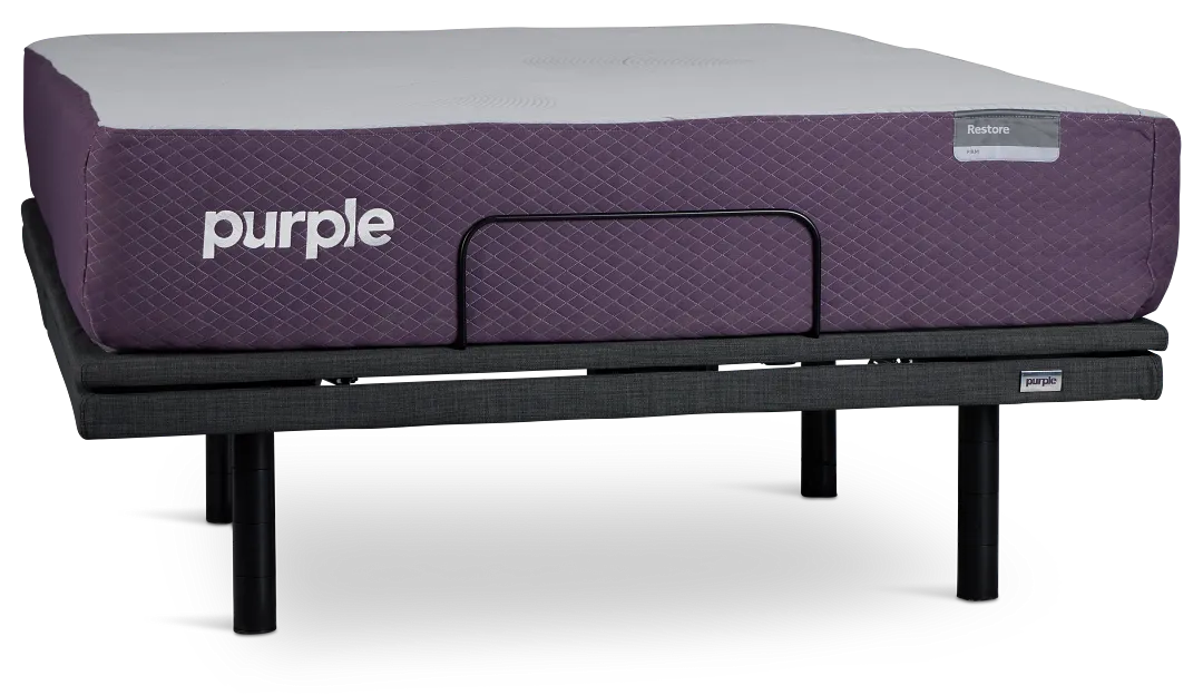 Purple Restore Firm Premium Plus Smart Adjustable Mattress Set