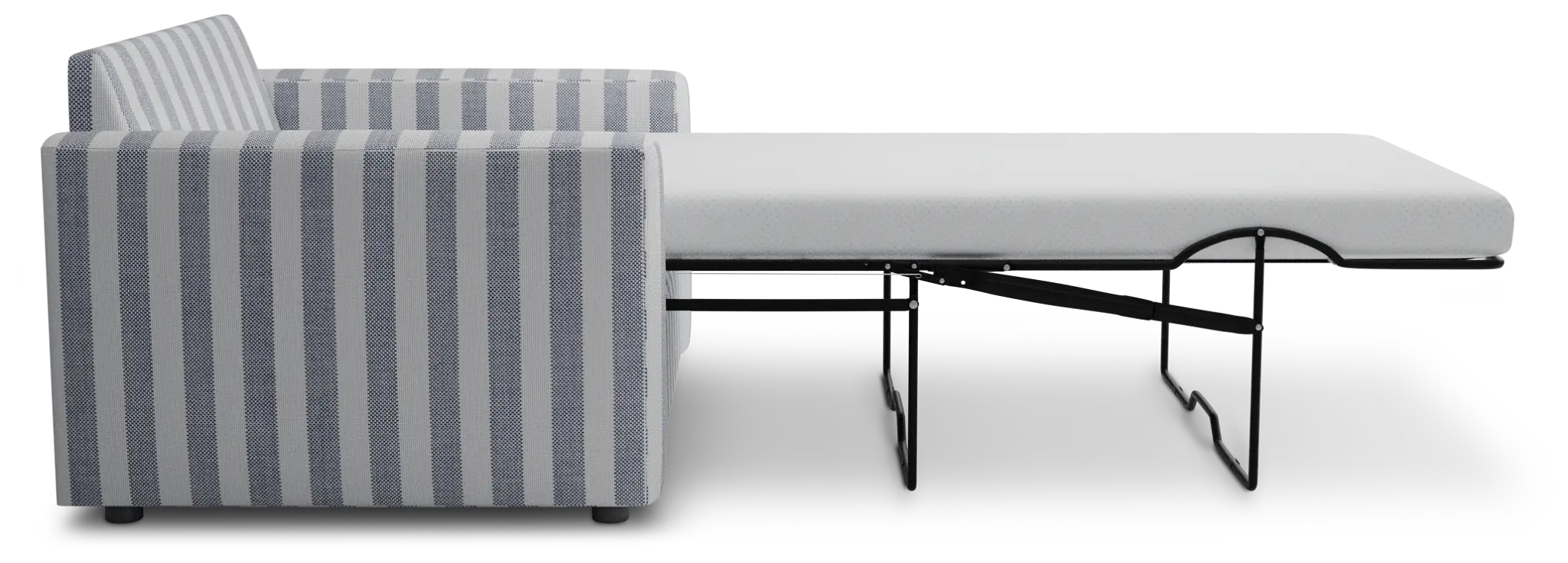 Siesta Sea Lane Dark Blue Fabric Memory Foam Sleeper Siesta Sea Lane Dark Blue Fabric Memory Foam Sleeper