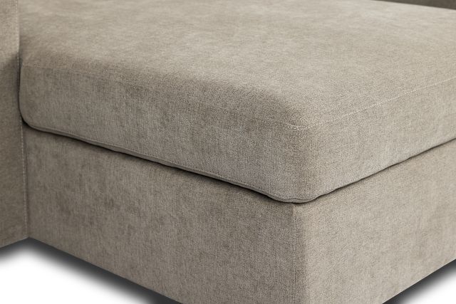 Addie Gray Fabric Medium Right Chaise Storage Sleeper Sectional