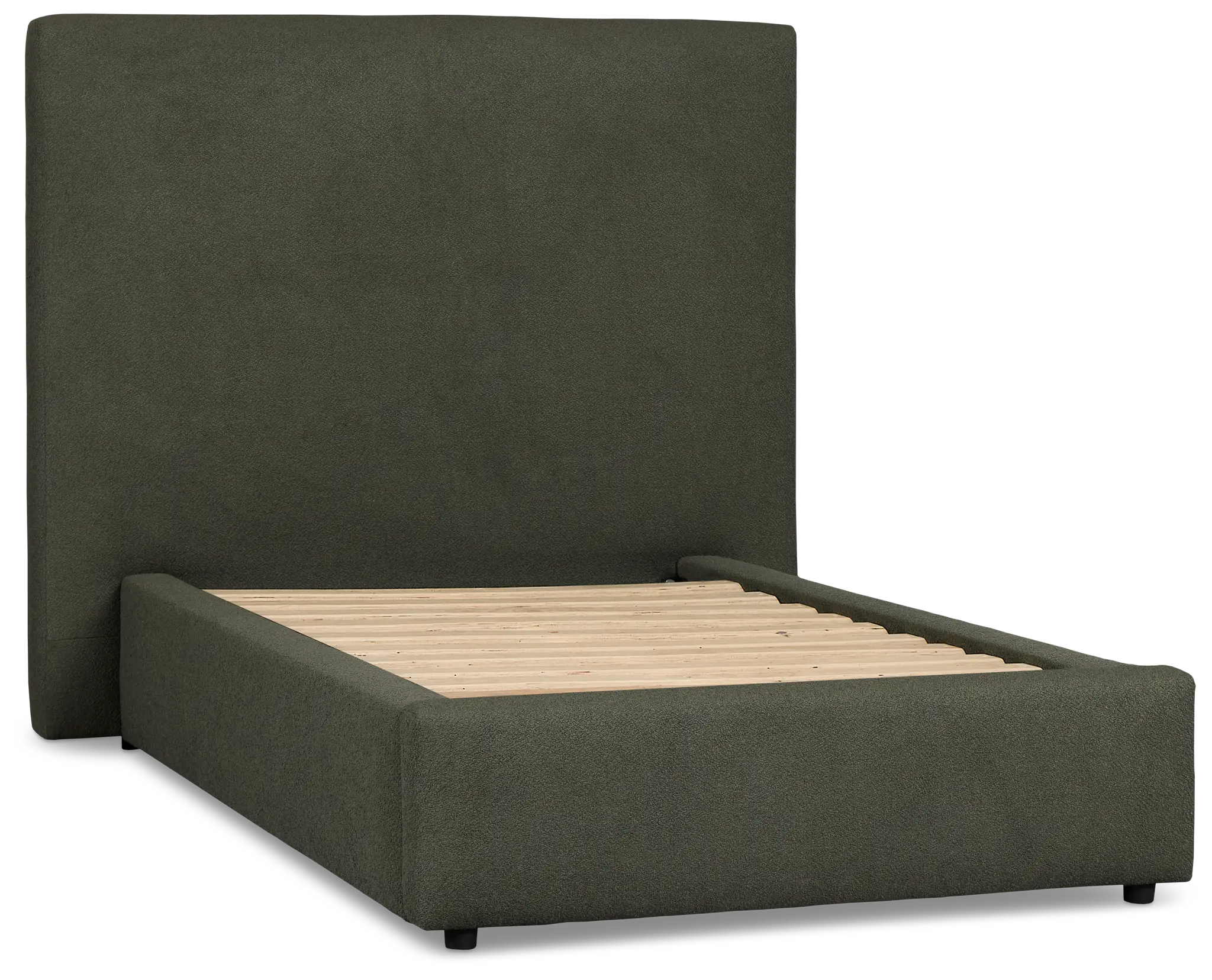 Grayton Sutton Green 54" Upholstered Platform Bed Grayton Sutton Green 54" Upholstered Platform Bed